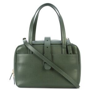 SENREVE DOCTOR BAG Elegant Green Leather Handbag
